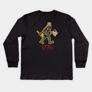 1776 Bigfoot Kids Long Sleeve T-Shirt